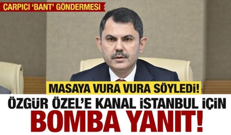 Murat Kurum’dan CHP’ye Sert Tepki: İftiralar Şok!