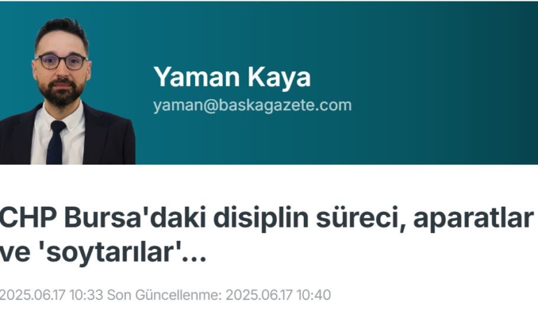 Kamuoyu Başka Gazete ve Yaman Kaya’ya Duyuru!!!